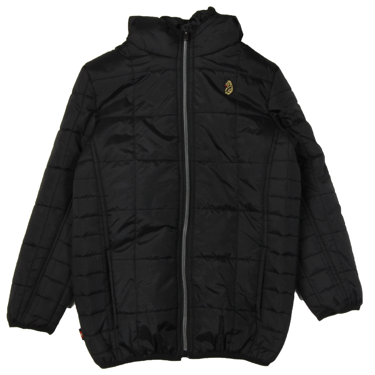 Luke 1977 Junior Black Southy Puffer Jacket  front 