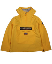 Napapijri Junior Yellow Rainforest Pullover Jacket - Retro Designer Wear