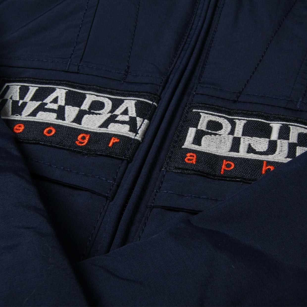 Napapijri Junior Navy Rainforest Open Nylon Jacket Logo
