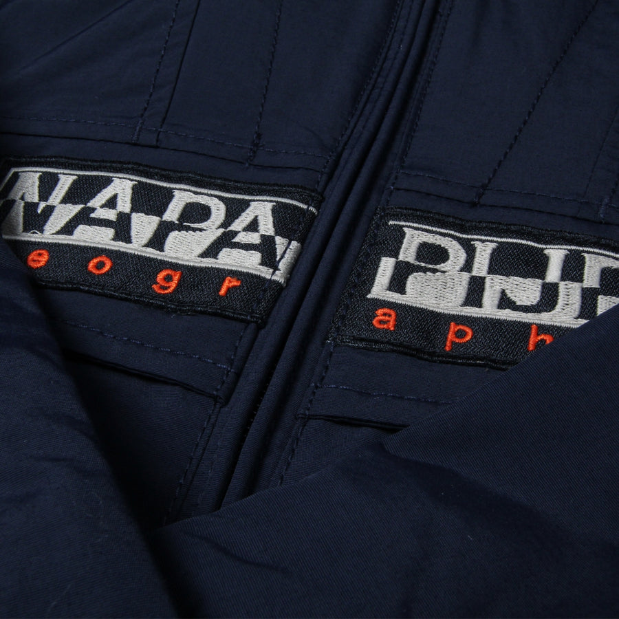 Napapijri Junior Navy Rainforest Open Nylon Jacket Logo