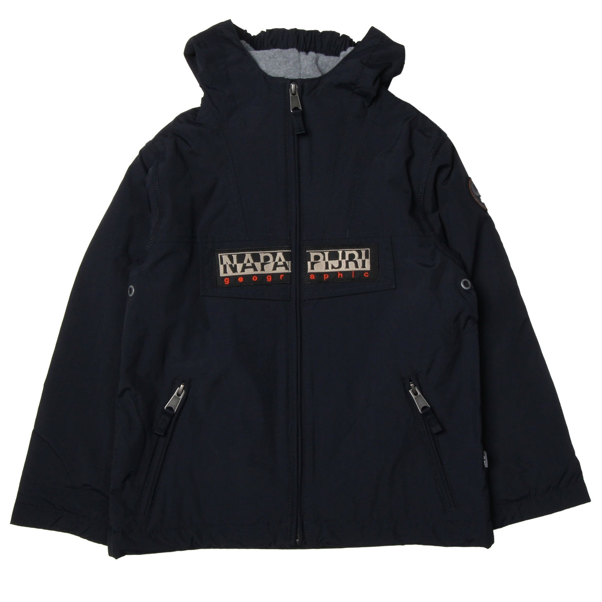 Napapijri Junior Navy Rainforest Open Nylon Jacket Front
