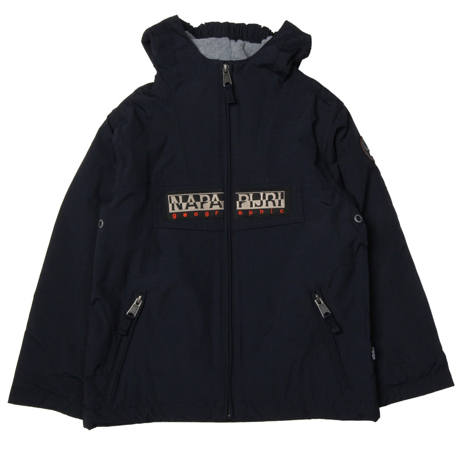 Napapijri Junior Navy Rainforest Open Nylon Jacket Front