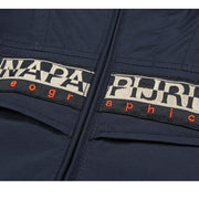 Napapijri Junior Navy Rainforest Nylon Jacket logo