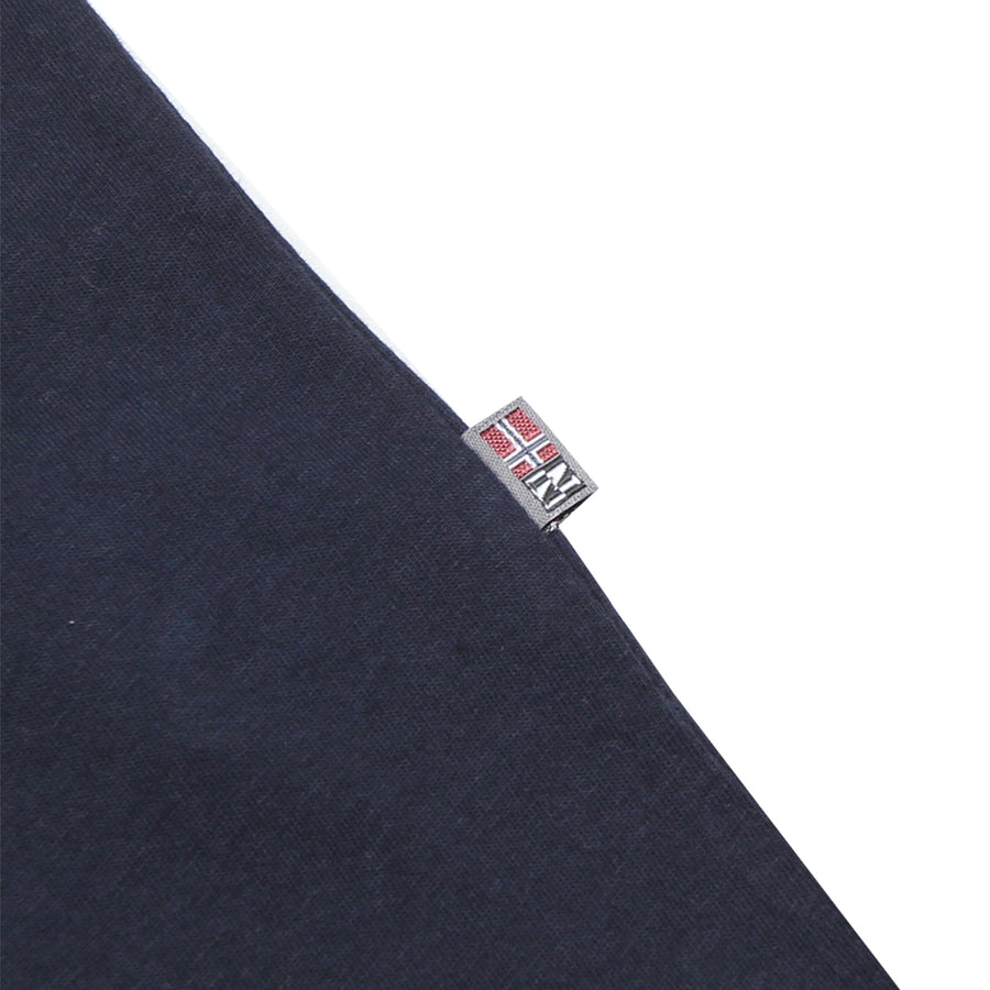 Napapijri Junior Keep On Track Navy T-Shirt Detail 2