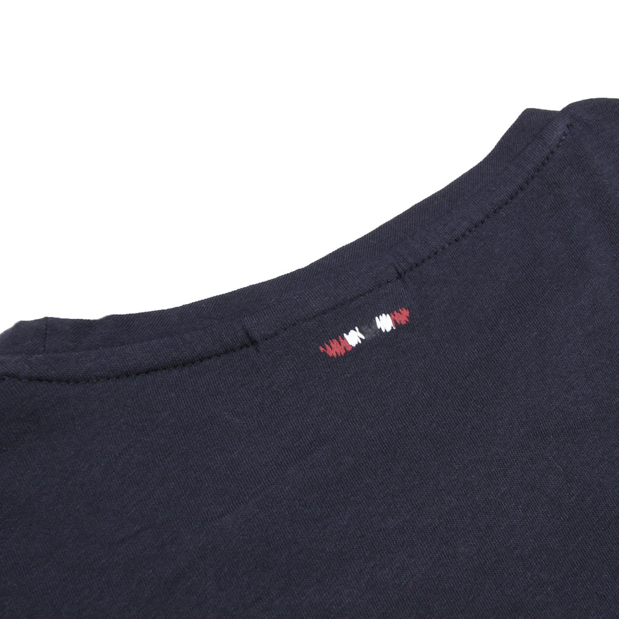 Napapijri Junior Keep On Track Navy T-Shirt Detail 1