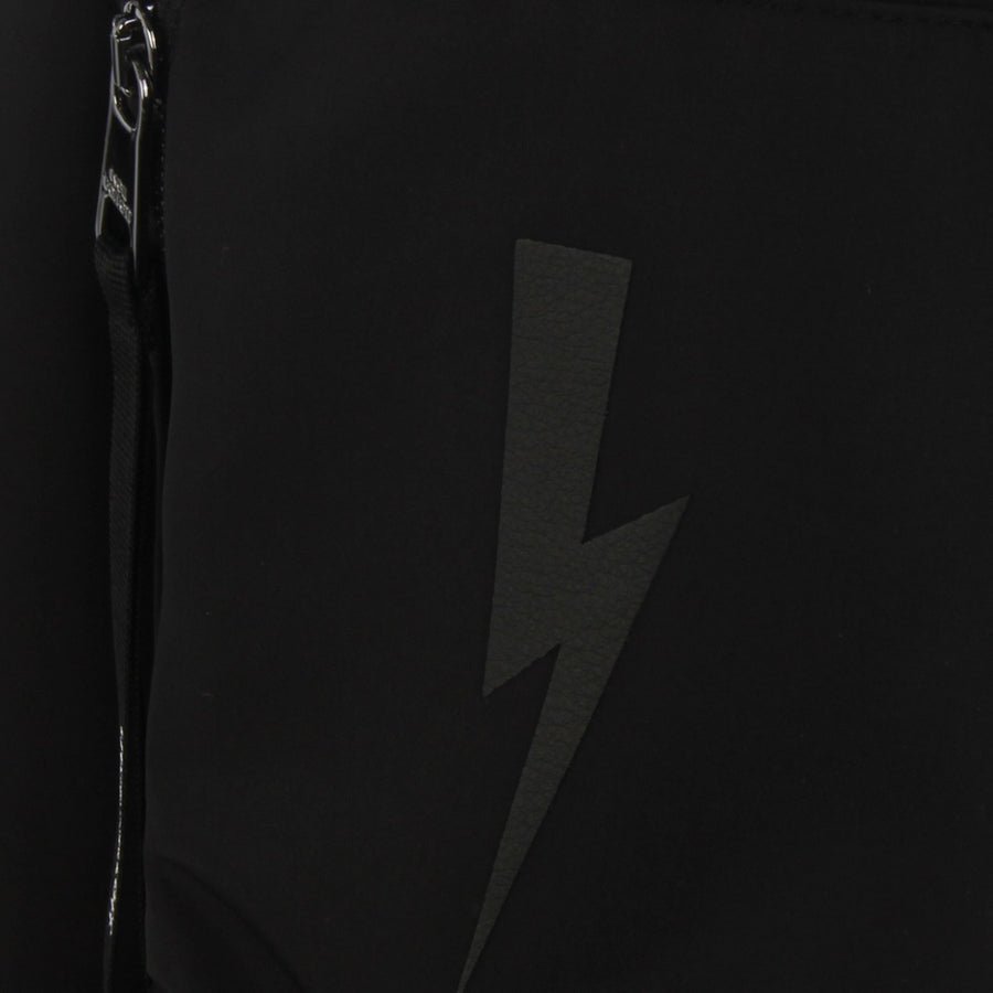 Neil Barrett Black Military Zipped Bomber Jacket Detail 