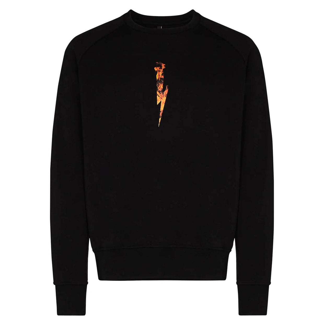 Neil Barrett Black Fire Star Print Sweatshirt