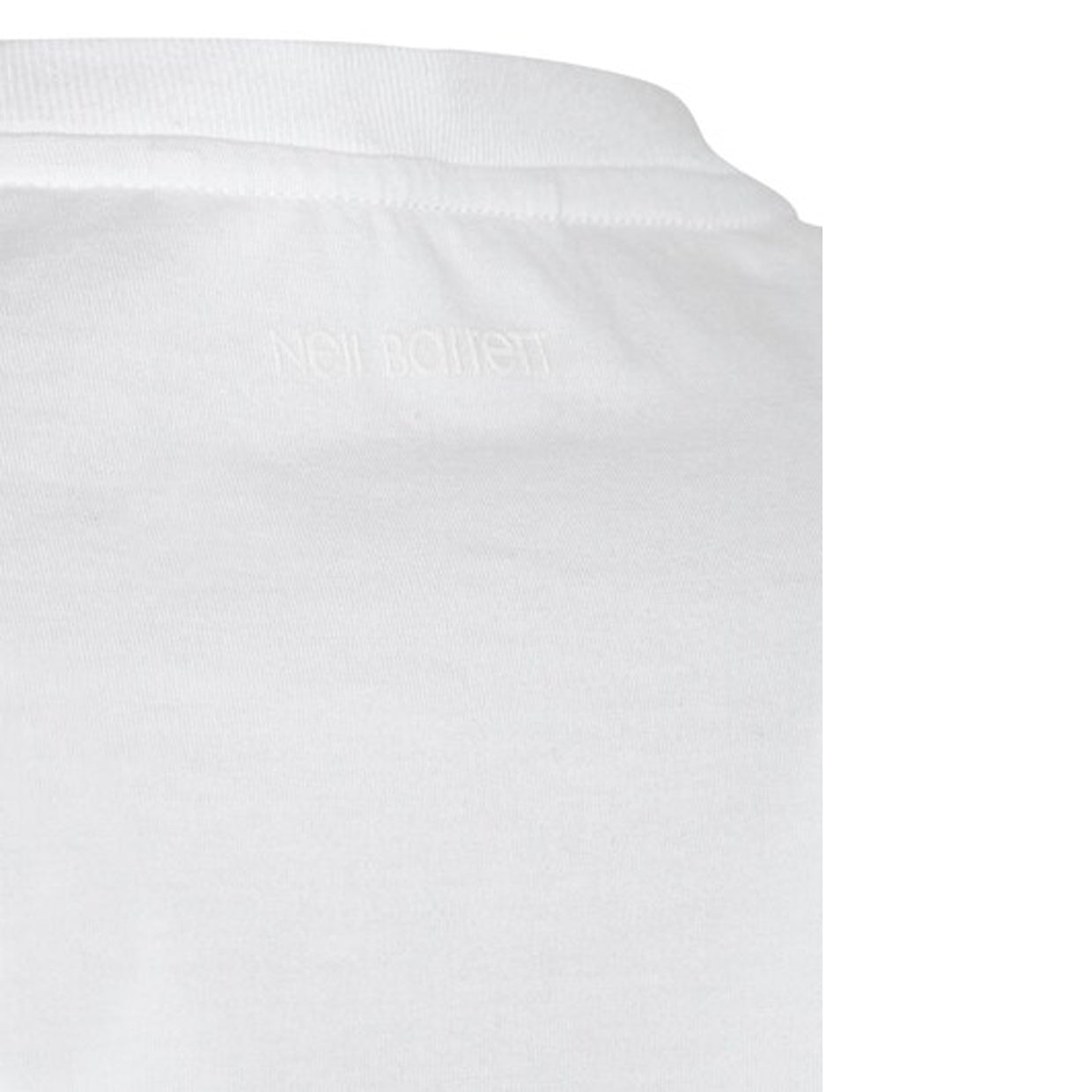 Neil Barrett White Kung-Fu Bear Print T-shirt