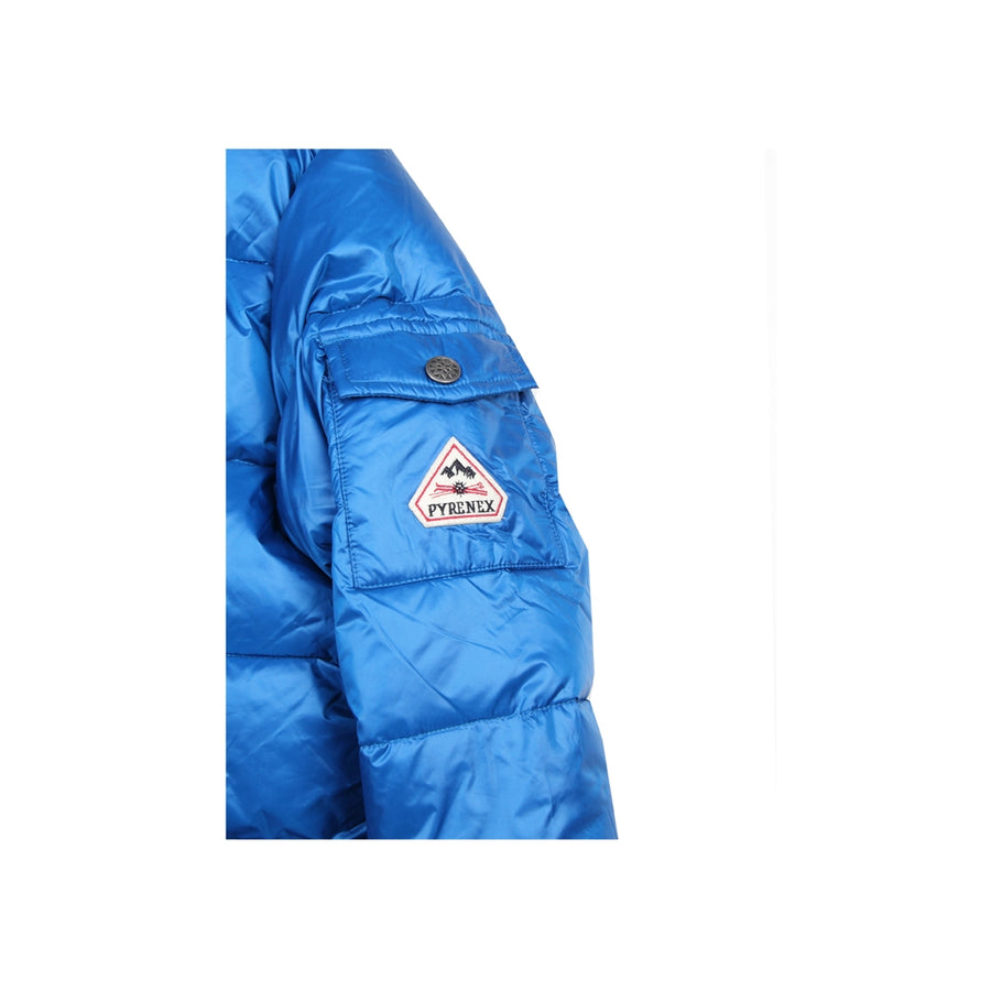 Pyrenex Toddler Real Fur Blue Jacket - Retro Designer Wear