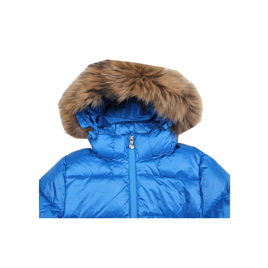 Pyrenex Toddler Real Fur Blue Jacket Buy Online at Retro