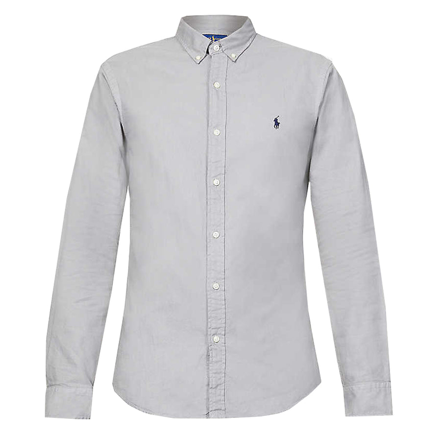 Ralph Lauren Grey Logo Print Shirt