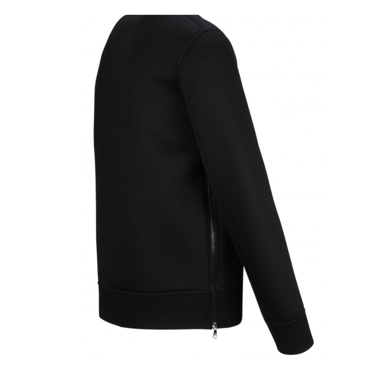 Neil Barrett Black Flame Thunderbolt Bonded Sweatshirt