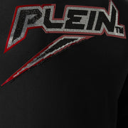 Philipp Plein Black Space Plein Hoodie Sweatjacket detail 