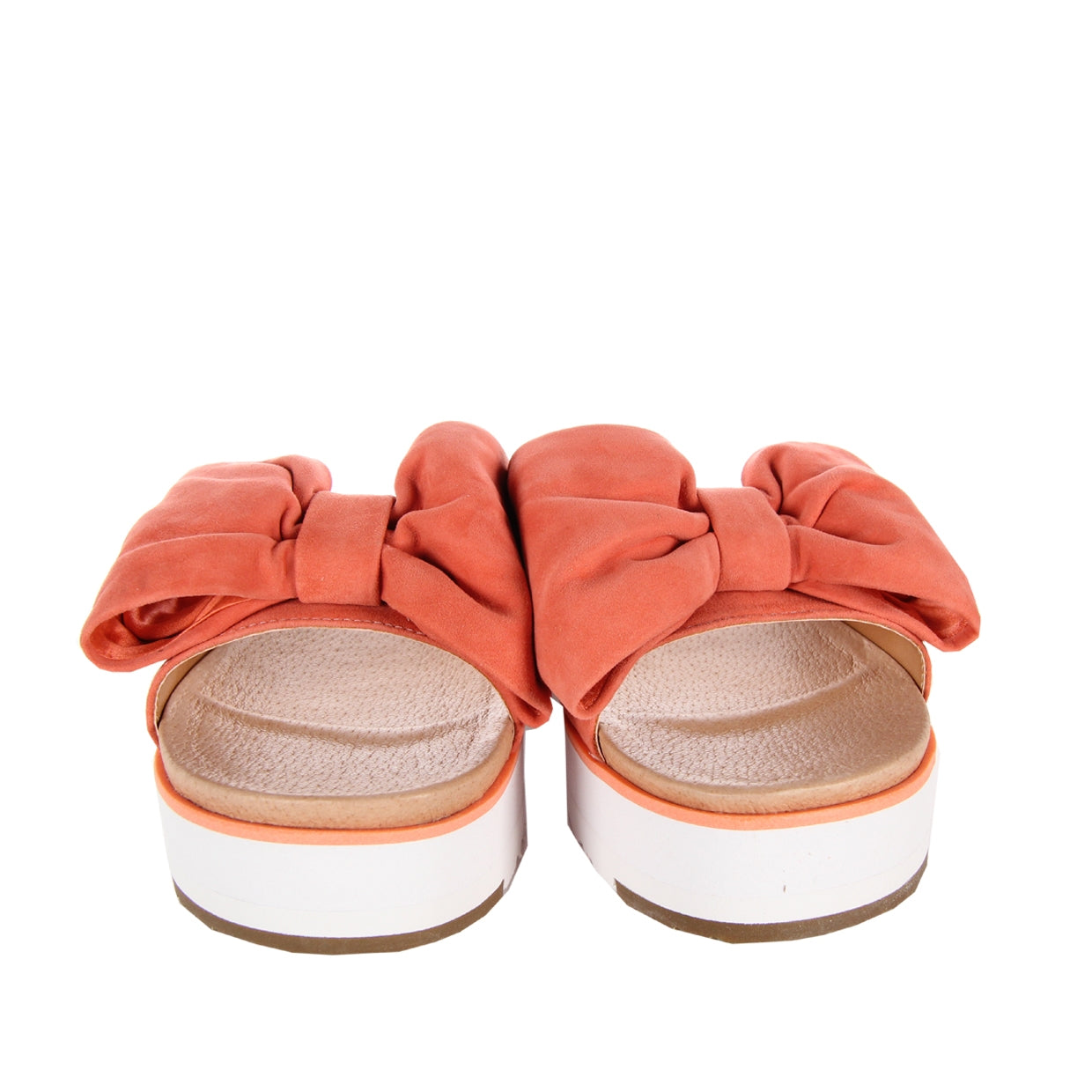 UGG Orange Bow Joan Slide Sandal Front