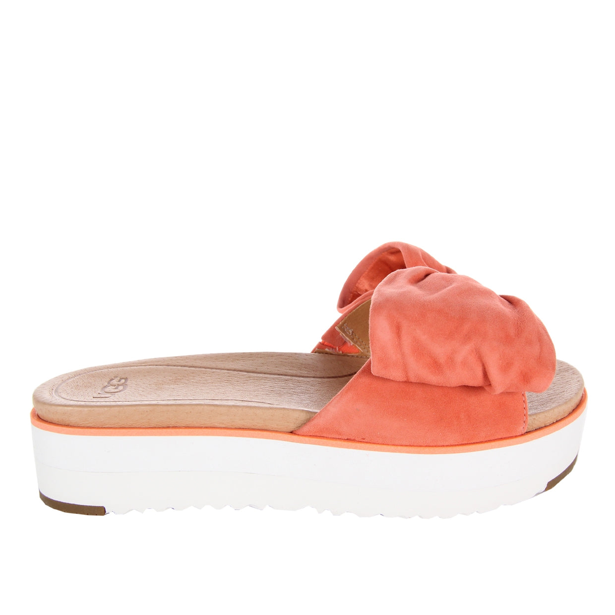 UGG Orange Bow Joan Slide Sandal Side 1