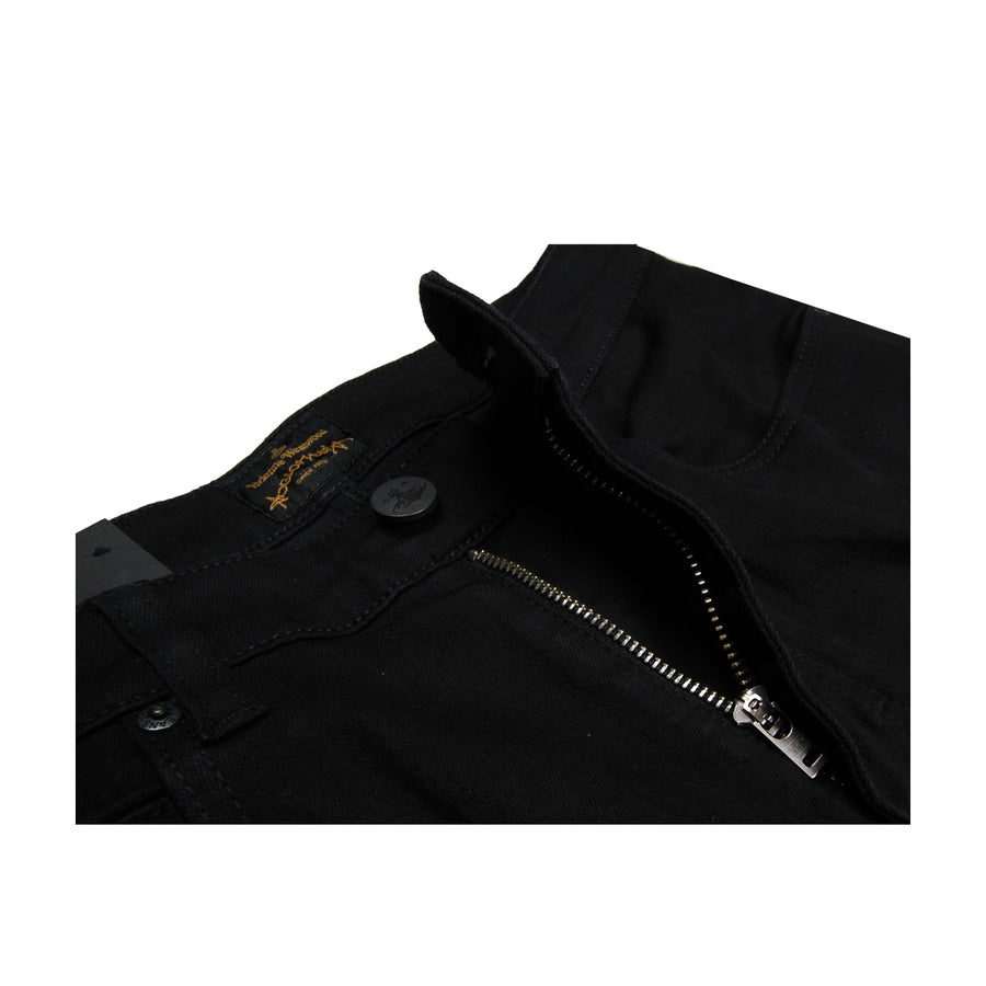 Vivienne Westwood Skinny Fit Black Denim Jeans open 